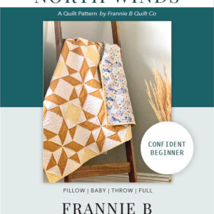 Cover Photo of the North Winds Quilt by Frannie B Quilt Company